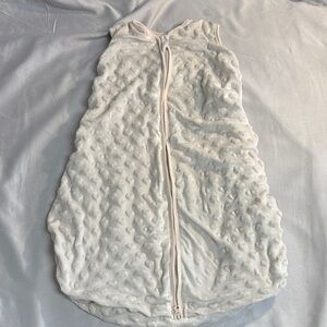 Yoofoss - Velour Baby Sleeping Bag with embossed hearts